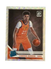 Excellent: 2019-20 Donruss Optic Silver Wave Cameron Johnson Miami Heat RC