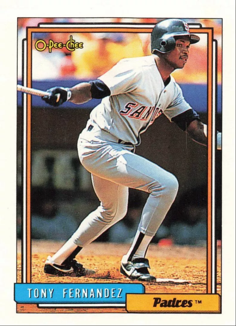 Tony Fernandez trading card