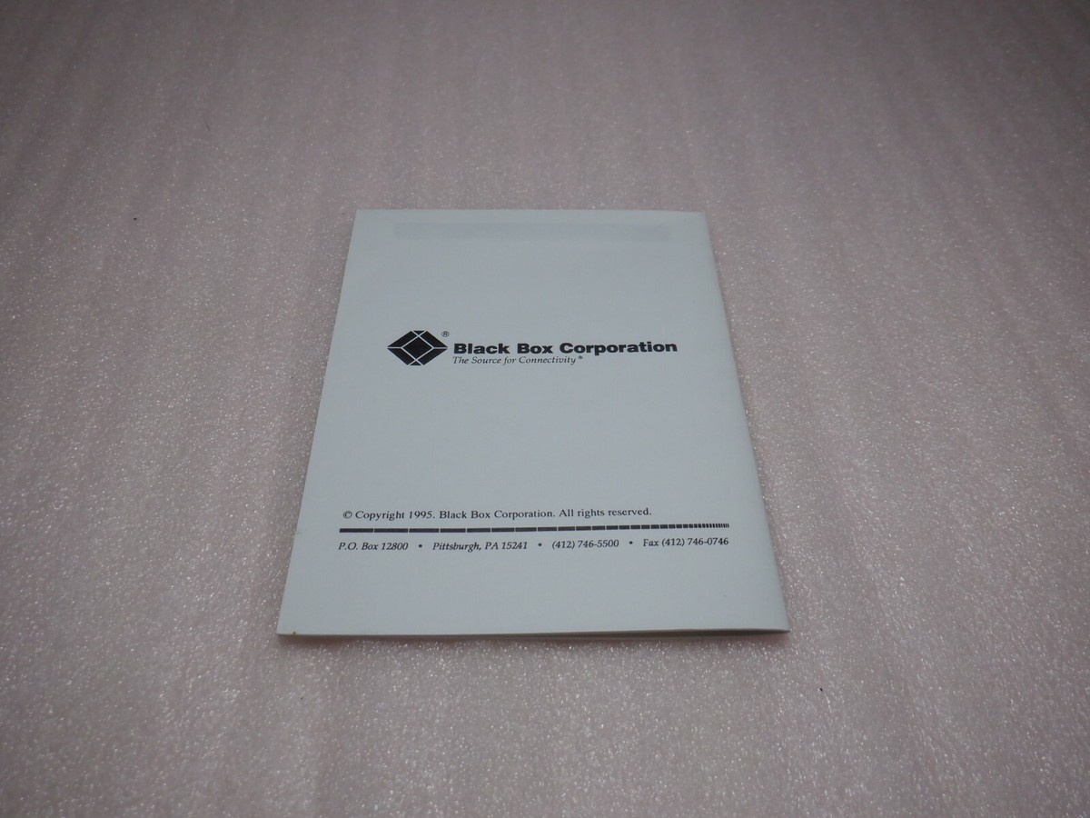 BLACK BOX MULTIPORT FAN-OUT TRANSCEIVER LE700A-R2 | eBay