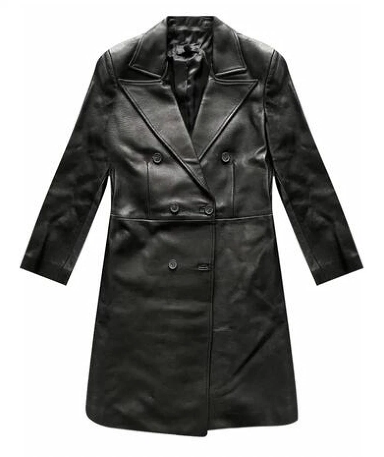 GUCCI NILI LOTAN CAPPOTTO "KELSO" PELLE DI CAPRA PESANTE NUOVO CON ETICHETTE $2.795 (SUPER RARO!!) M