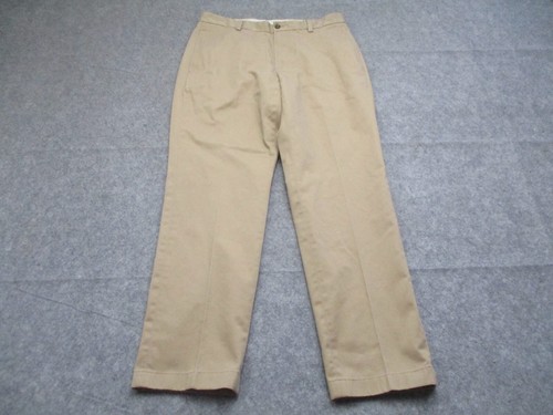Brooks Brothers Pants Mens 32x30 Khaki Chino Beige Straight Leg Advantage Clark