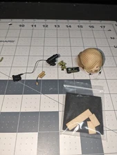 1/6 E&S 26043B Tan Fast Helmet w/ Accessories and Attachments