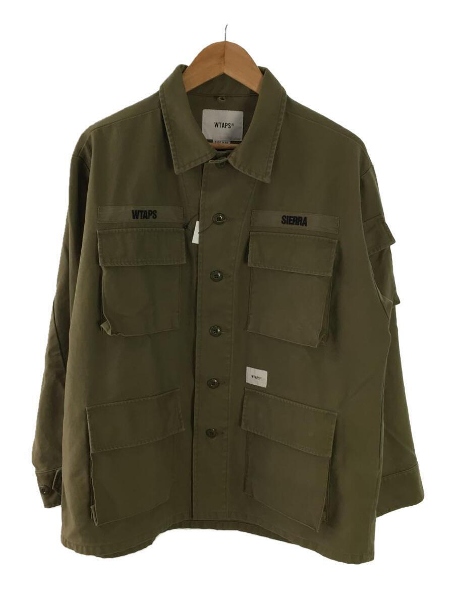 WTAPS 20SS military jacket 1 khaki cotton JUNGLE LS 01 SHIRT ...