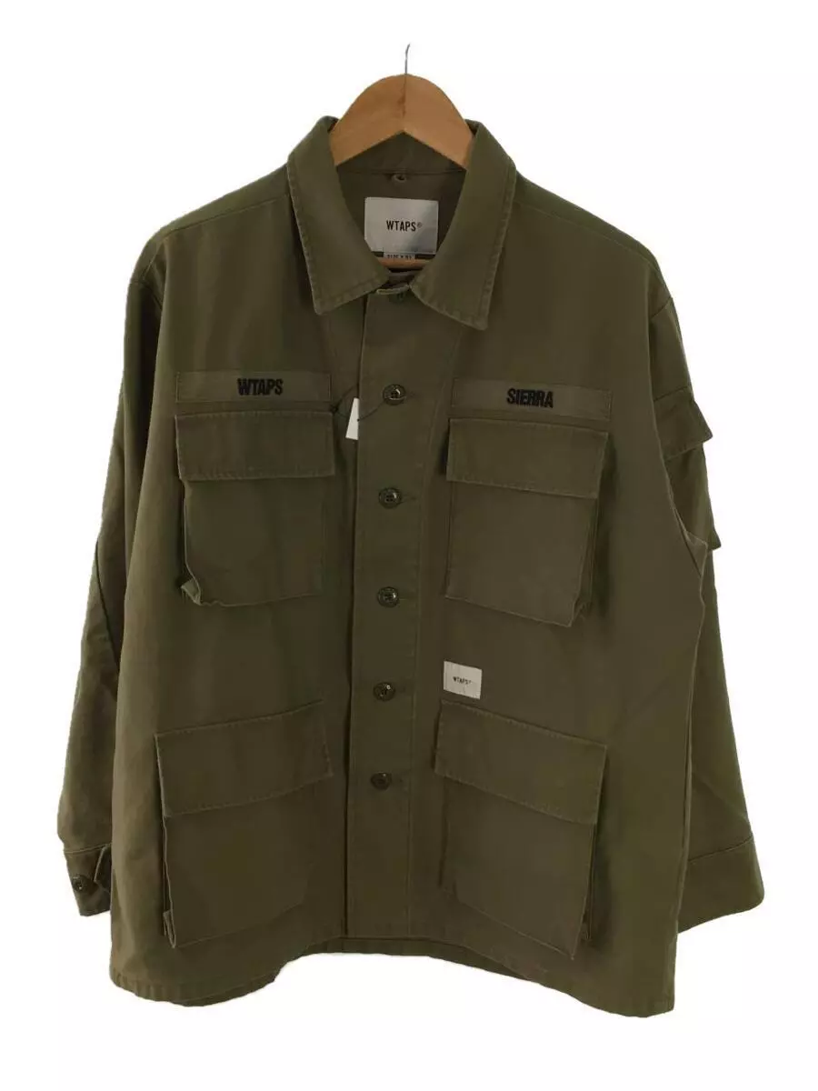 WTAPS JUNGLE LS 01/SHIRT.COTTON.SATIN