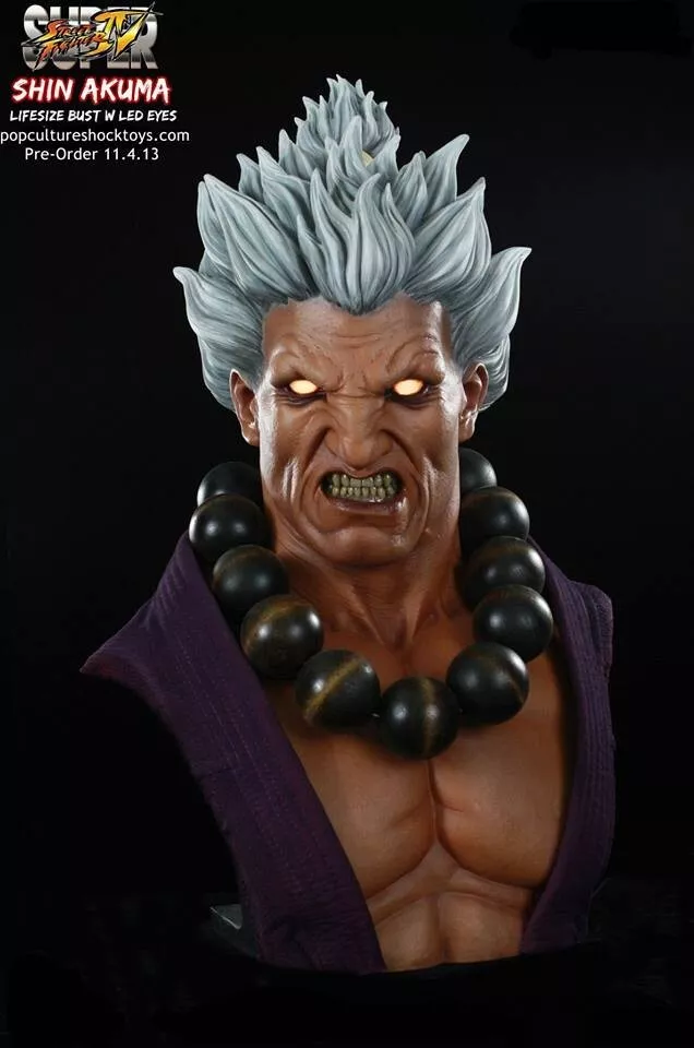 Akuma Street Fighter 1:2 Scale Collectible Statue by PCS