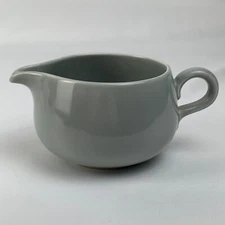 Vintage Mid Century Homer Laughlin Rhythm Grey Creamer 