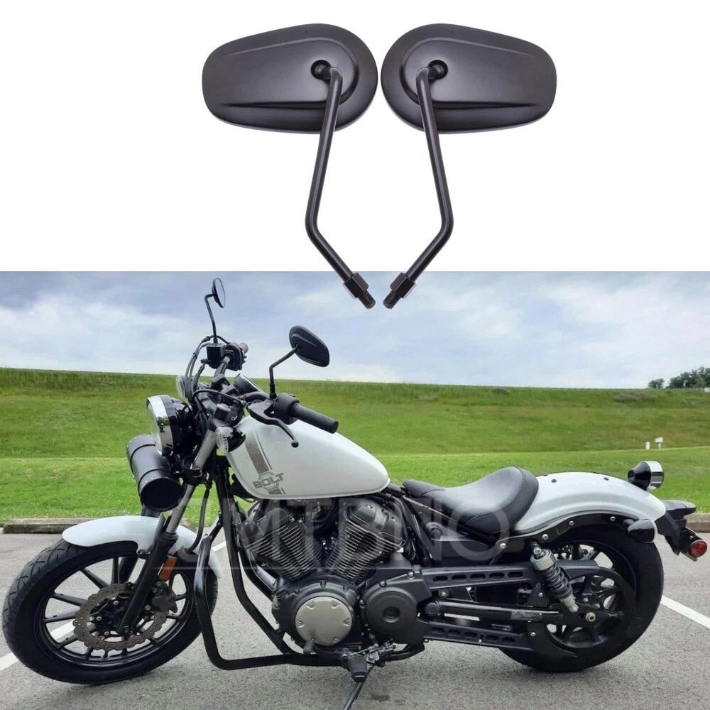 For Yamaha Bolt V-Star XVS 950 650 1100 Motorcycle Rearview Side Mirrors Black
