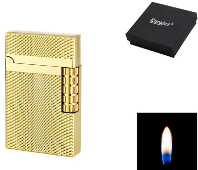 #ad Eurojet Feuerzeug Milan Stein goldfarben Carrè humidor EUR 16.00