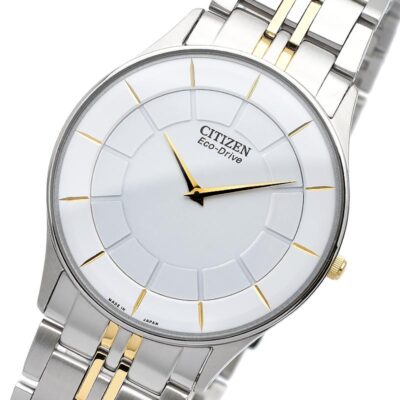 CITIZEN COLLECTION AR3014-56A Ultra Thin Eco-Drive Solar Watch White Dial 36.2mm