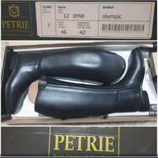 original verpackte Petrie Lederreitstiefel Olympic Größe 7