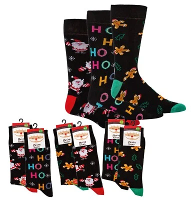 Wowerat witzige bunte Kinder X-Mas Socken 3 Weihnachts-Motive 24-29 / 30-35 Neu