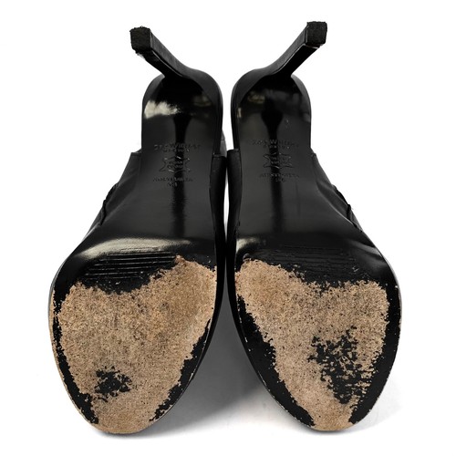 Zoe Wittner Design Black All Leather Stiletto Booties | Size 36 | Excellent - Picture 4 of 13