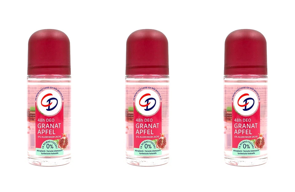 CD Granatapel Deodorant Deo Roll-On, 3x50ml AV