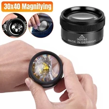 30x Magnifier Optical Eye Loop Pocket Magnifying Glass For Jewelry Watch Repair