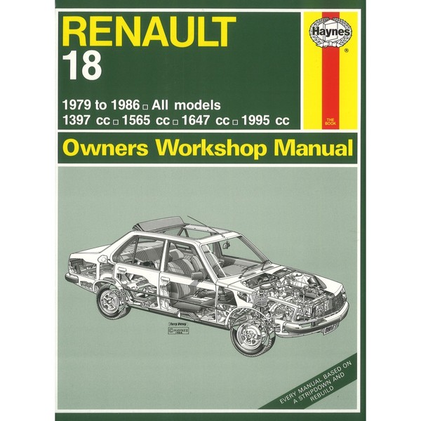 Renault 18 Limousine Kombi 1979-1986 Werkstatthandbuch Haynes-image