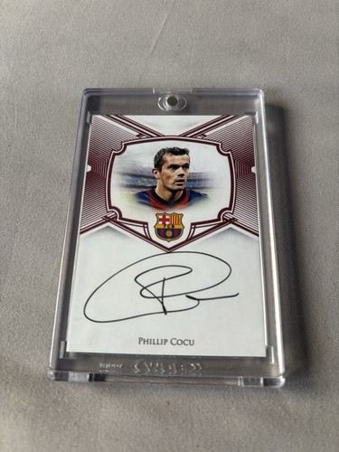 Phillip Cocu 3/3 On Card Auto Futera Barcelona 2025