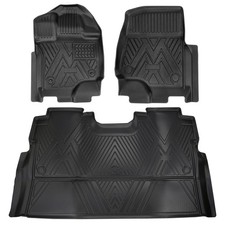 All Weather Car Floor Mats for 2010-2014 Ford F150 Super Crew Cab