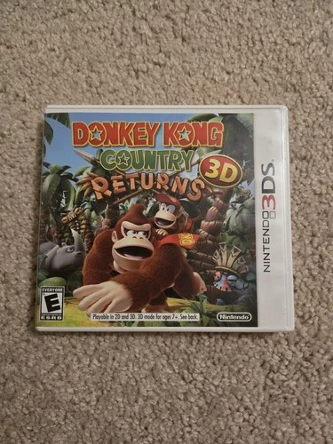 Donkey Kong Country Returns 3D (3DS, 2013) Complete Tested