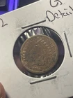 1872 Indian Cent, KEY DATE! G Detail Full Date Great Album Coin