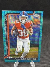 JALEEL MCLAUGHLIN 2025 TOPPS CHROME AQUA WAVE REFRACTOR #90 /199 Q6548