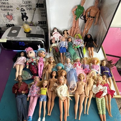 Nice Large Lot Some Vintage Barbie s/My Scene/GI Joe/ And Other Barbie Types
