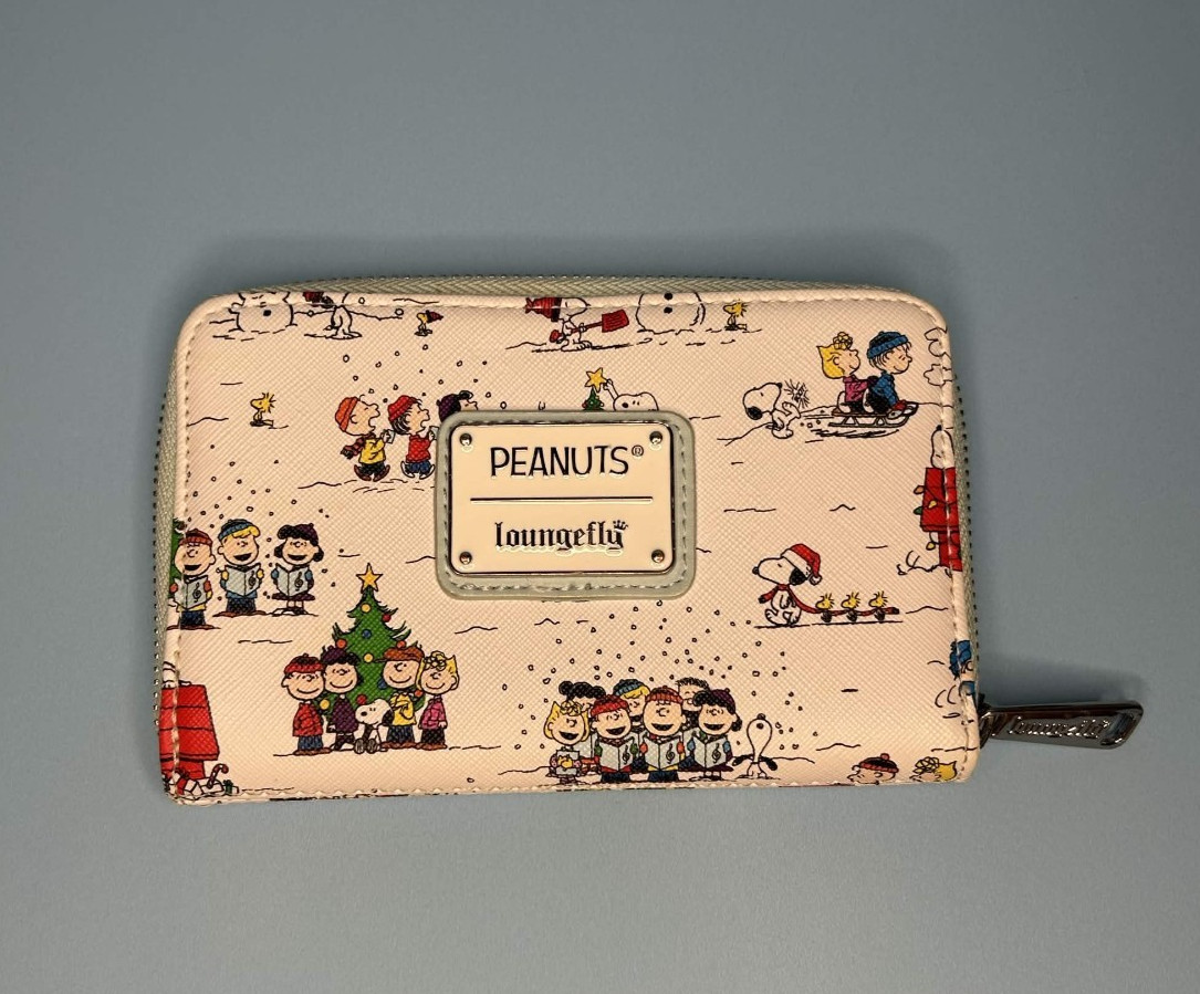 Loungefly Peanuts Snoopy Happy Holidays Zip Wallet Christmas