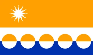 Banffshire Flag Self Adhesive Vinyl Sticker