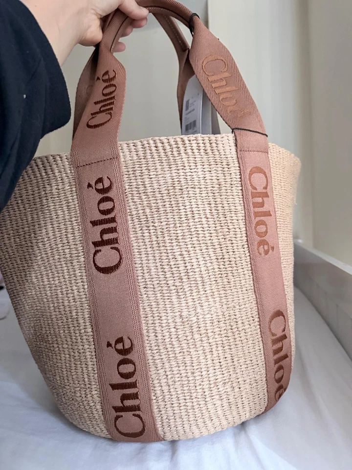 Chloe Raffia Tote Bag BNWT From Harvey Nichols 100% Authentic POPULAR! RRP £650 - Image 1 of 4