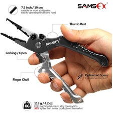 Aluminum Fishing Pliers with Braid Line Cutter