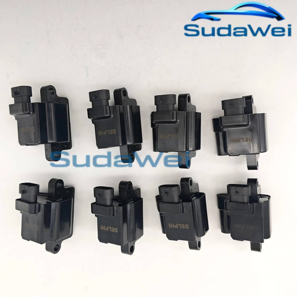 8 Pack delphi UF271 12558693 Ignition Coils For Chevy GMC 4.8L 5.3L 6.0L D581 Foto 2 de 4
