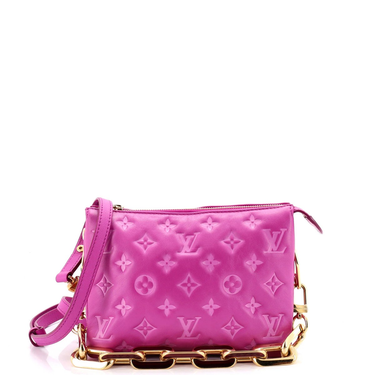 『あーちゃん』LOUIS VUITTON ビジネスバック Louis Vuitton Coussin Bag Monogram Embossed Lambskin BB | eBay