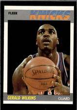 1987-88 Fleer Basketball Gerald Wilkins #119 New York Knicks