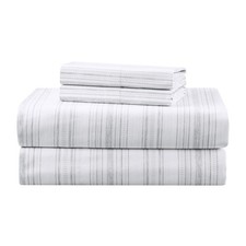Comfort Spaces 100 Cotton Sheets Twin, Breathable, Naturally Cool Cotton Shee...