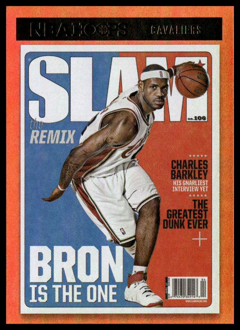 2020-21 Hoops #2 LeBron James Slam Holo SP