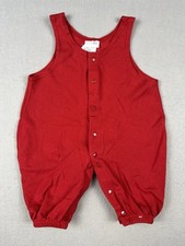 Vintage Carters Red Bubble Romper Bodysuit 0-3 Months