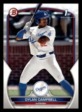 Dylan Campbell 2023 1st Bowman Draft #BD-181 Los Angeles Dodgers ROOKIE RC