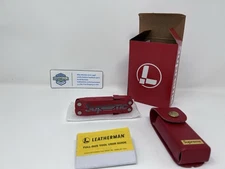 New Limited Edition Leatherman Rebar Supreme multi tool Red And Gold Sheath