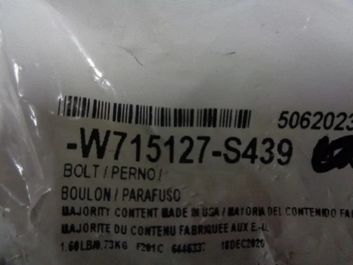 Genuine Ford Lower Control Arm Mount Bolt -W715127-S439