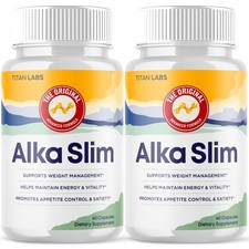 (2 Pack) AlkaSlim Advanced Energy & Fitness S...