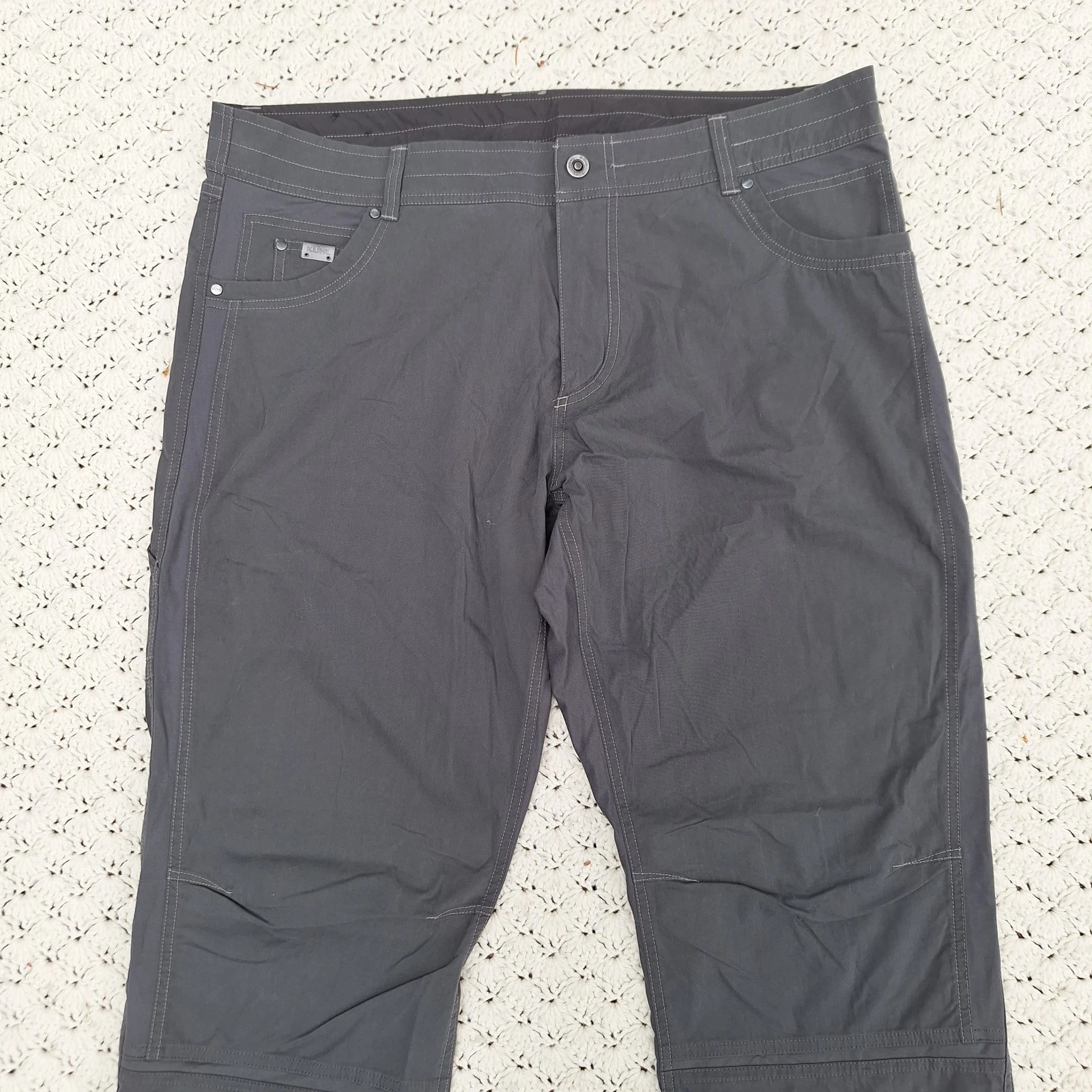 Kuhl Radikl Mens Outdoor Hiking Pants Cargo Grey - 42x32