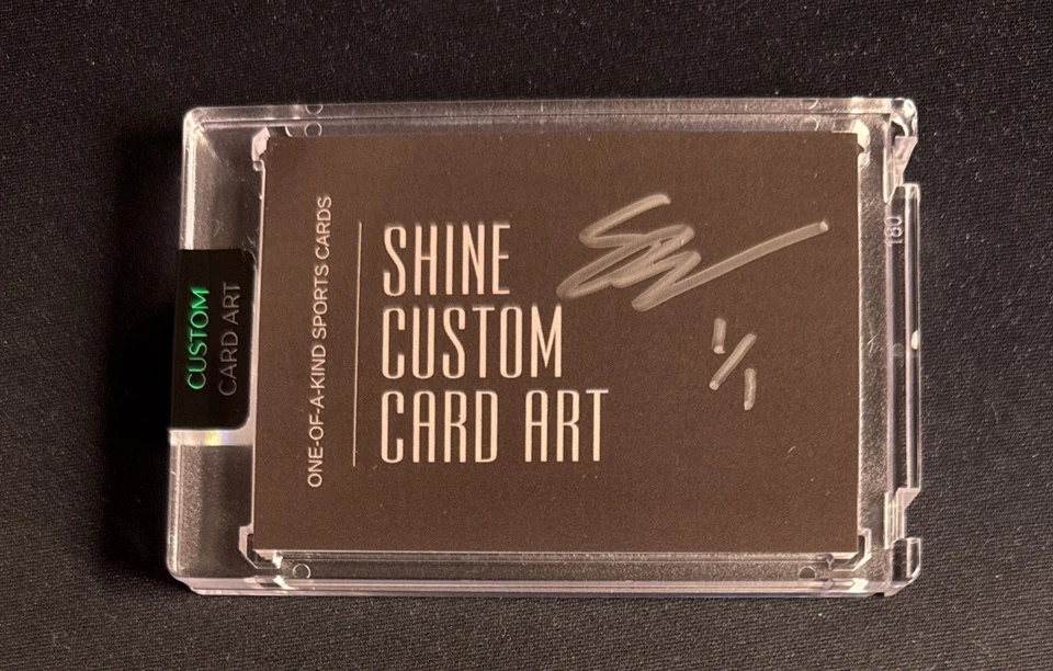 Stephen Curry Prizm ‘Bill Russell’ Patch Jersey Card Art 1/1 Created By SHINE - Image 2 of 2