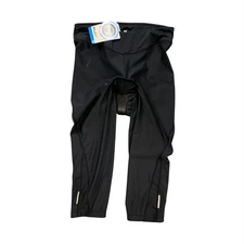 Baleaf Cycling Pants Womens M Medium Black Padded Bike Capri UPF 50 UV Block