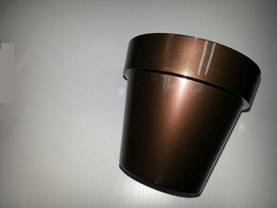 PFLANZKÜBEL MITU RETRO DESIGN BRONZE NEU! 18 CM