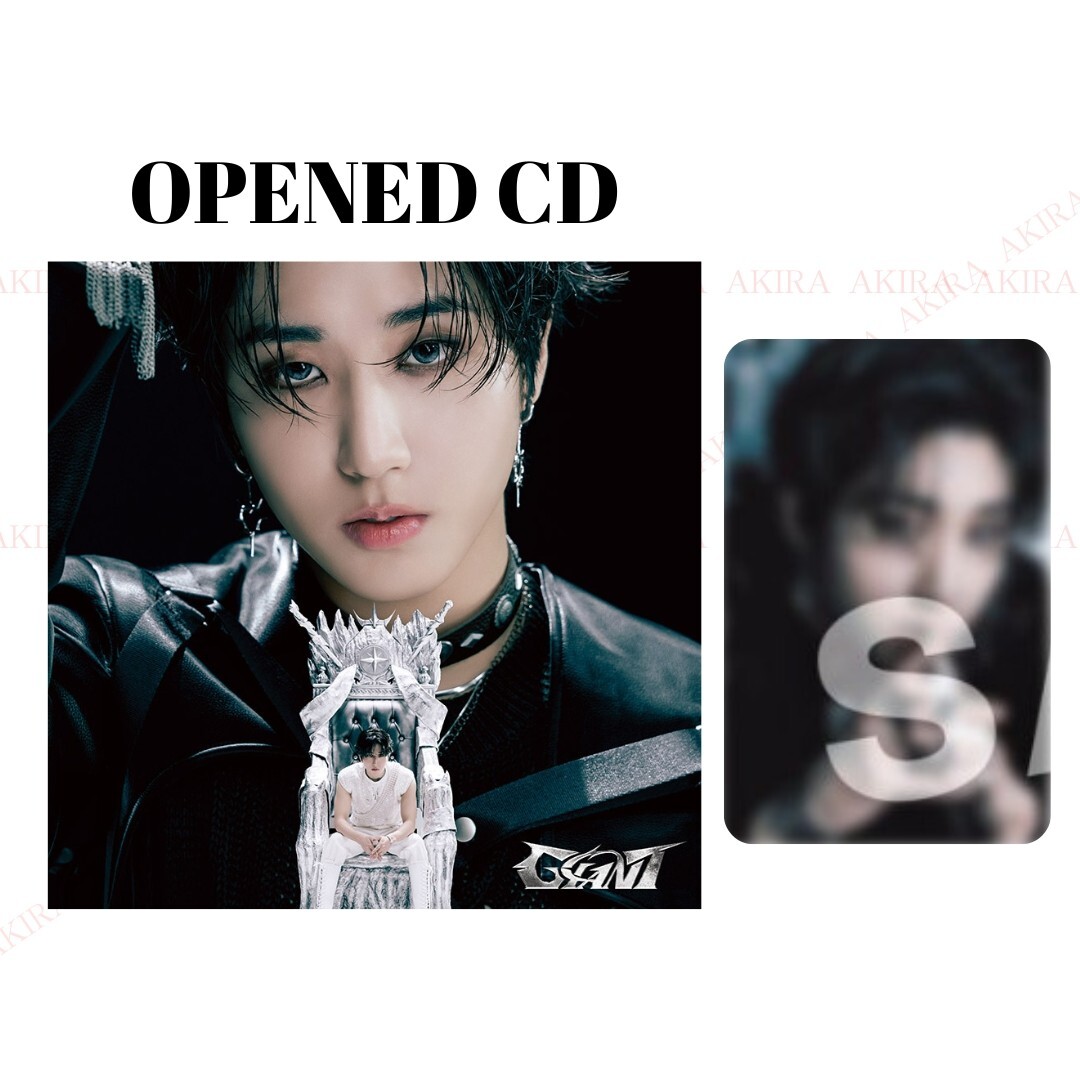 STRAY KIDS GIANT SEALED/OPENED SOLO CD + OSAKA DOME LIMITED PHOTO