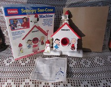 SNOOPY SNO-CONE MACHINE Vintage 1986 In Orig Box Playschool 526 Nearly Complete