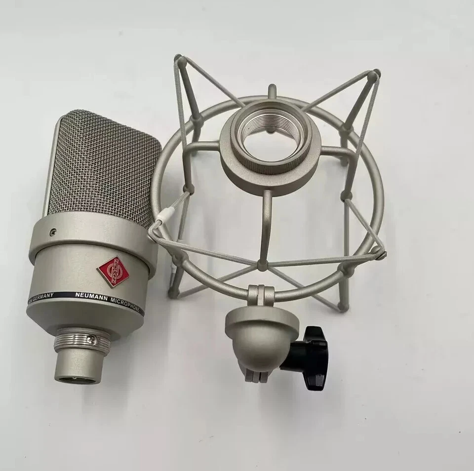 TLM 103 Neumann Micrófono Condensador de Níquel de Diafragma Grande con Montaje Amortiguador Nuevo Foto 3 de 4
