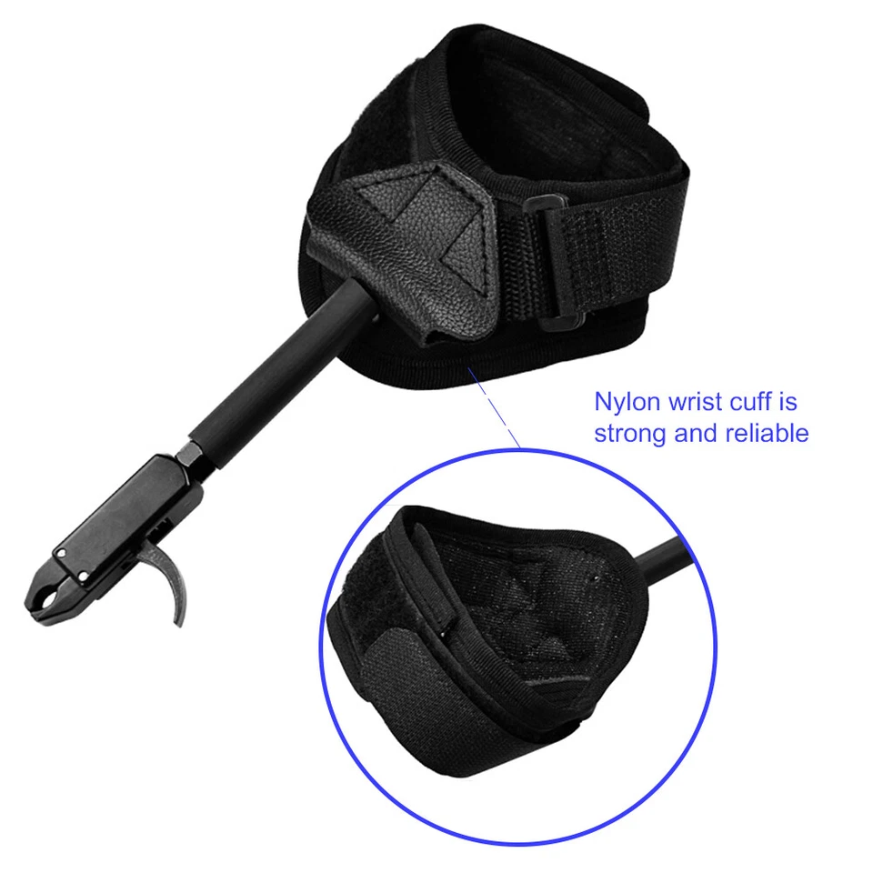 Archery Caliper Release Aid Trigger Wrist Strap Compound Bow Hunting Adult/Youth - Image 2 of 3