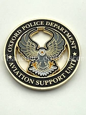 F67 Oxford Police Department Aviation Support Unit Alabama State Challenge Coin