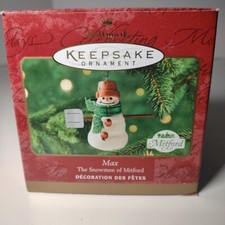 Hallmark Keepsake Ornaments MAX The Snowmen of Mitford 2000
