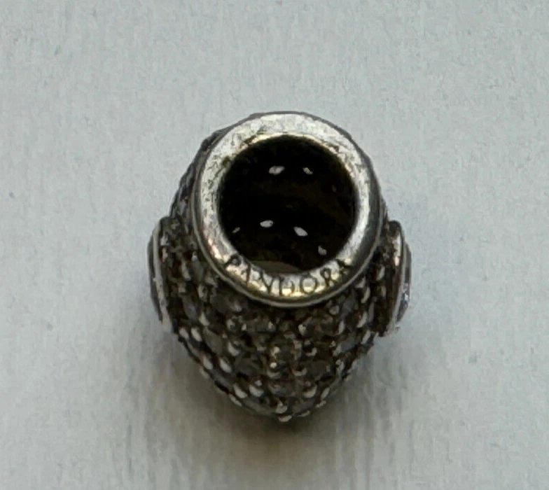Original Pandora Herz Pavè  791168CZ Bead 925 Silber Charms Element 60R - Bild 3 von 3